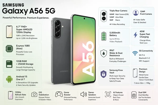 Samsung A56 5G 256GB/12